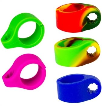 Silikon Zigarettenhalter/Ring 50er Display (Dose)